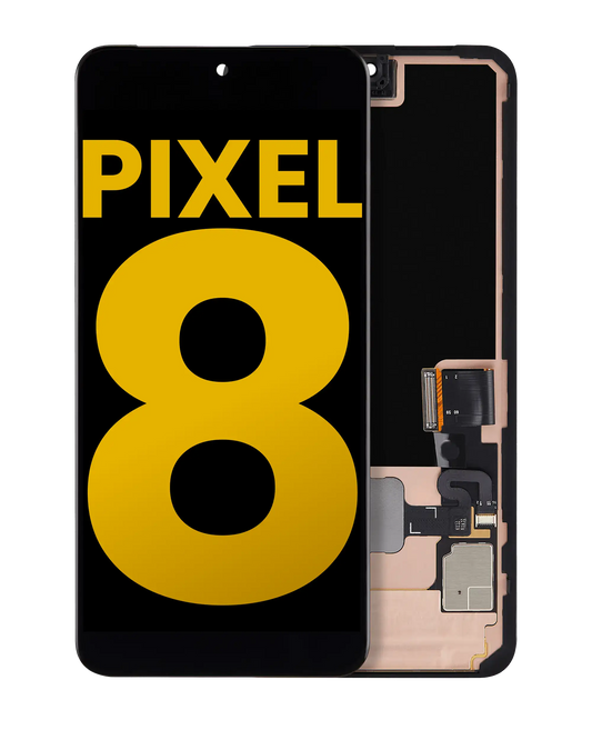 OLED Assembly With Frame (With Fingerprint Sensor) For Google Pixel 8 (Refurbished) (All Colors) - replacement part product view