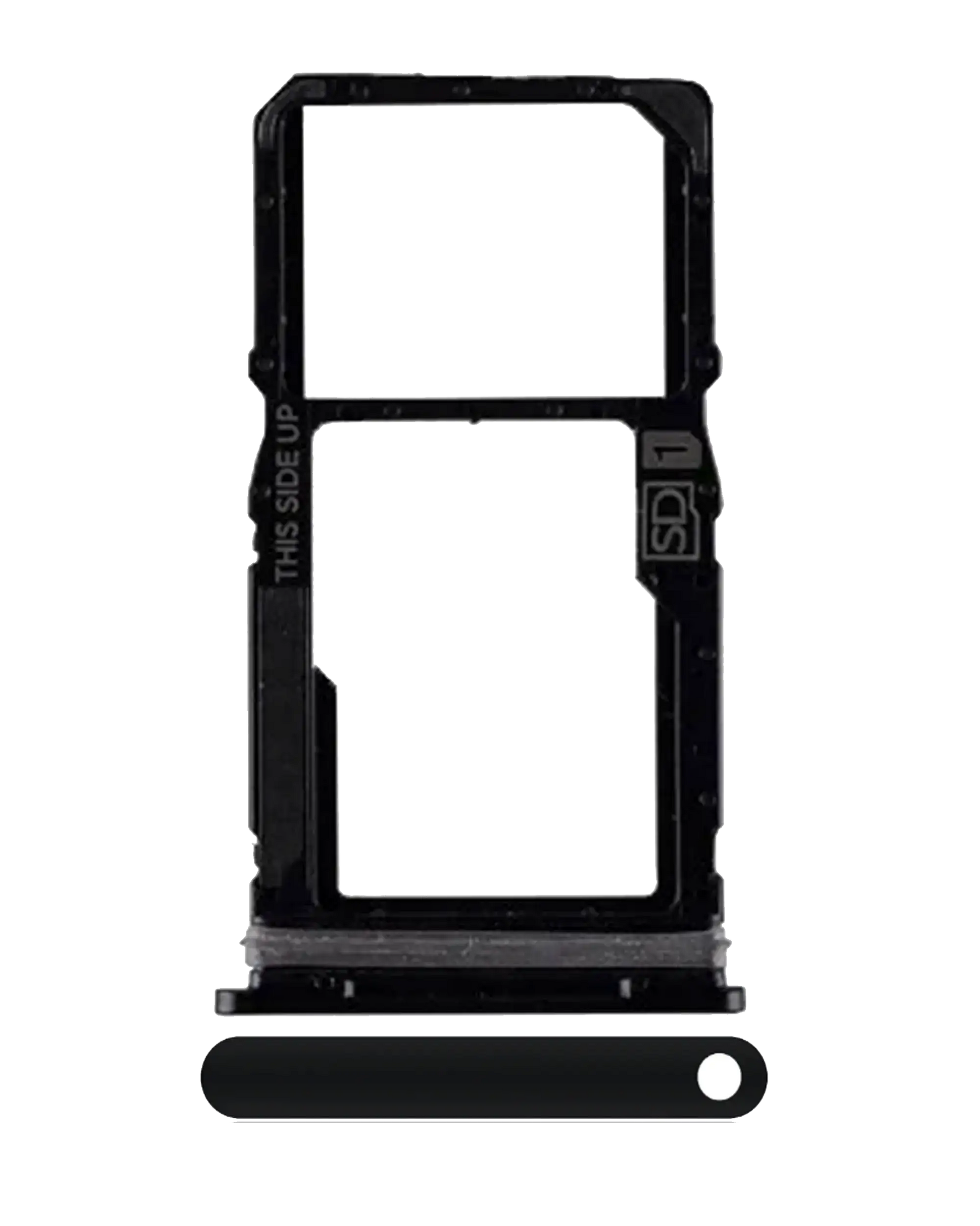 Sim Card Tray For Motorola Moto G Power (XT2165 / 2022) (Genuine OEM) (Dark Groove) replacement part SKU 107082140229 image 1