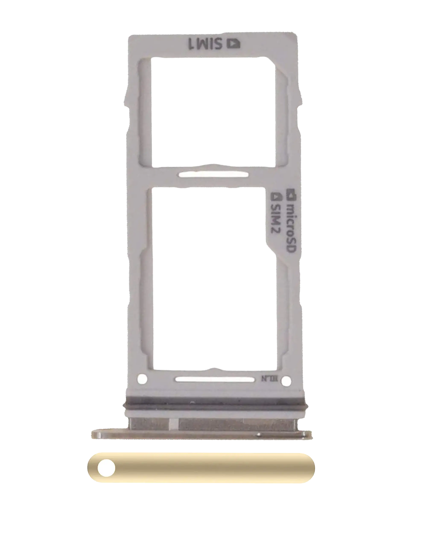 Dual Sim Card Tray For Samsung Galaxy S10 / S10 Plus / S10E (Canary Yellow)
