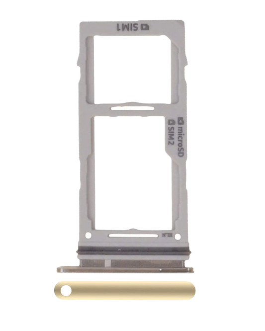 Dual Sim Card Tray For Samsung Galaxy S10 / S10 Plus / S10E (Canary Yellow)