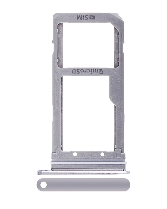 Single Sim Card Tray For Samsung Galaxy S7 Edge (Silver)