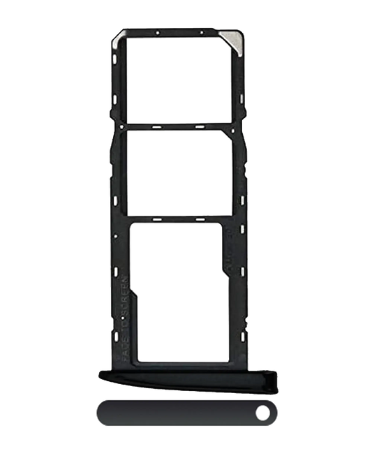 Dual Sim Card Tray For Motorola Moto G6 (XT1925 / 2018) (Black) | compatible mobile phone replacement part | SKU 107082016832 | product image 1