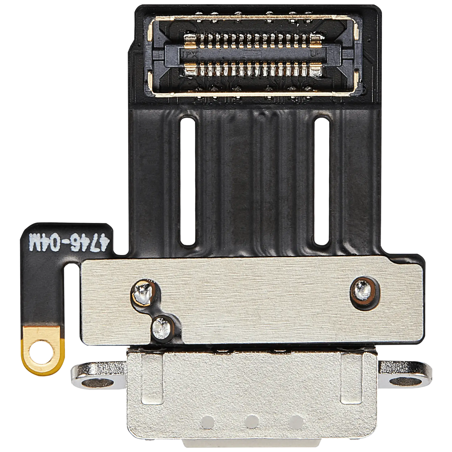 Charging Port Flex Cable For iPad Pro 11" 5th Gen (2024) (Aftermarket Plus) (Silver)