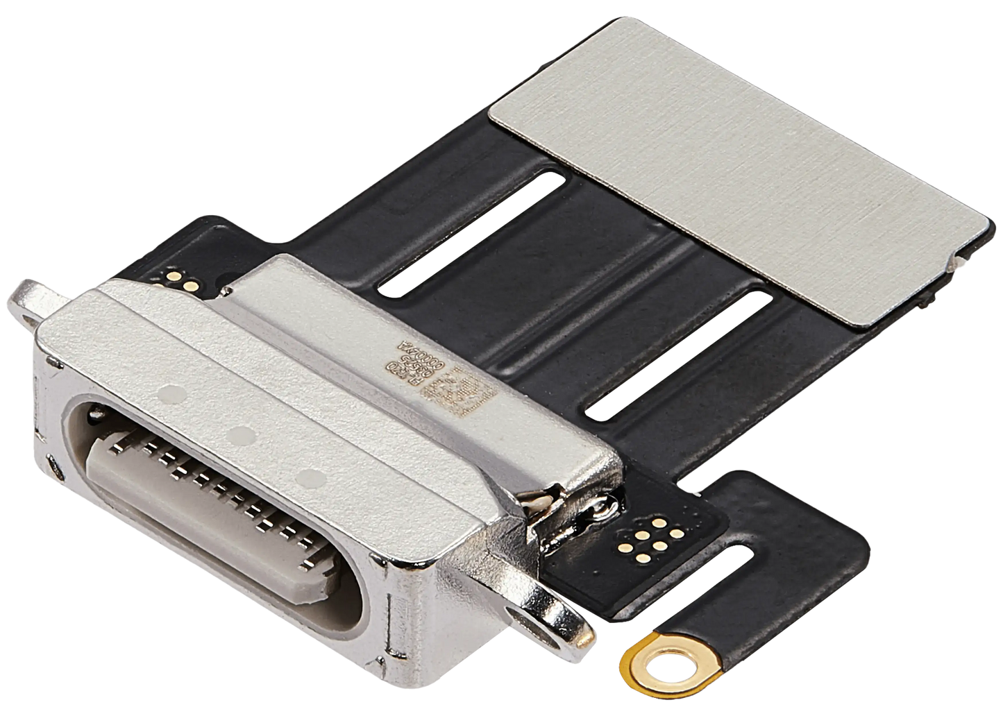 Charging Port Flex Cable For iPad Pro 11" 5th Gen (2024) (Aftermarket Plus) (Silver)