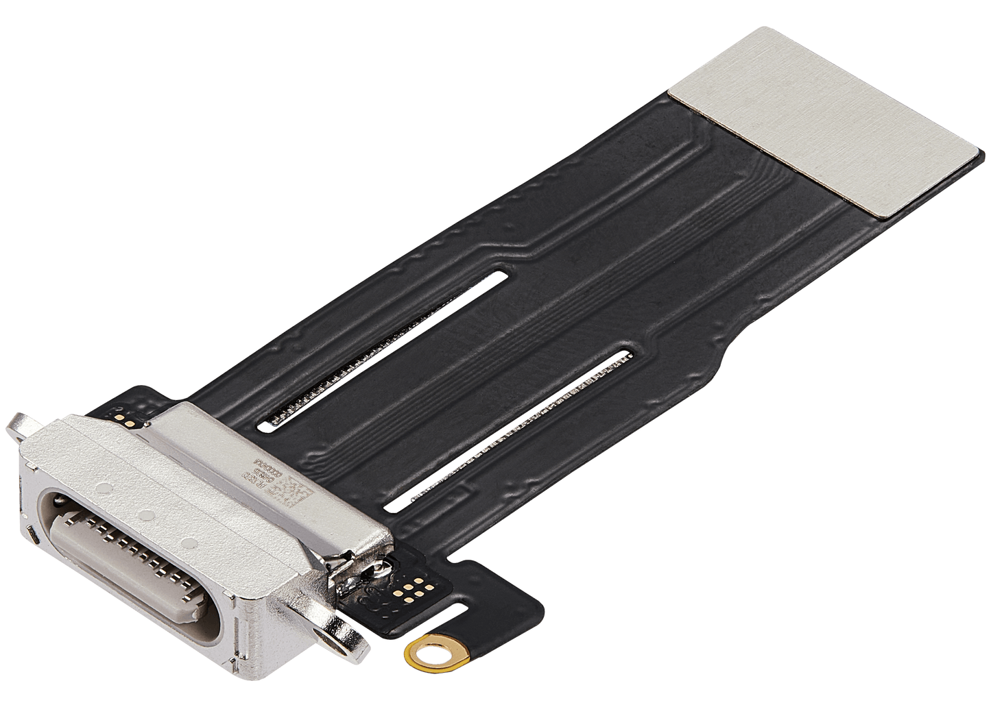 Charging Port Flex Cable For iPad Pro 13" 7th Gen (2024) (WiFi / Cellular) (Aftermarket Plus) (Silver)
