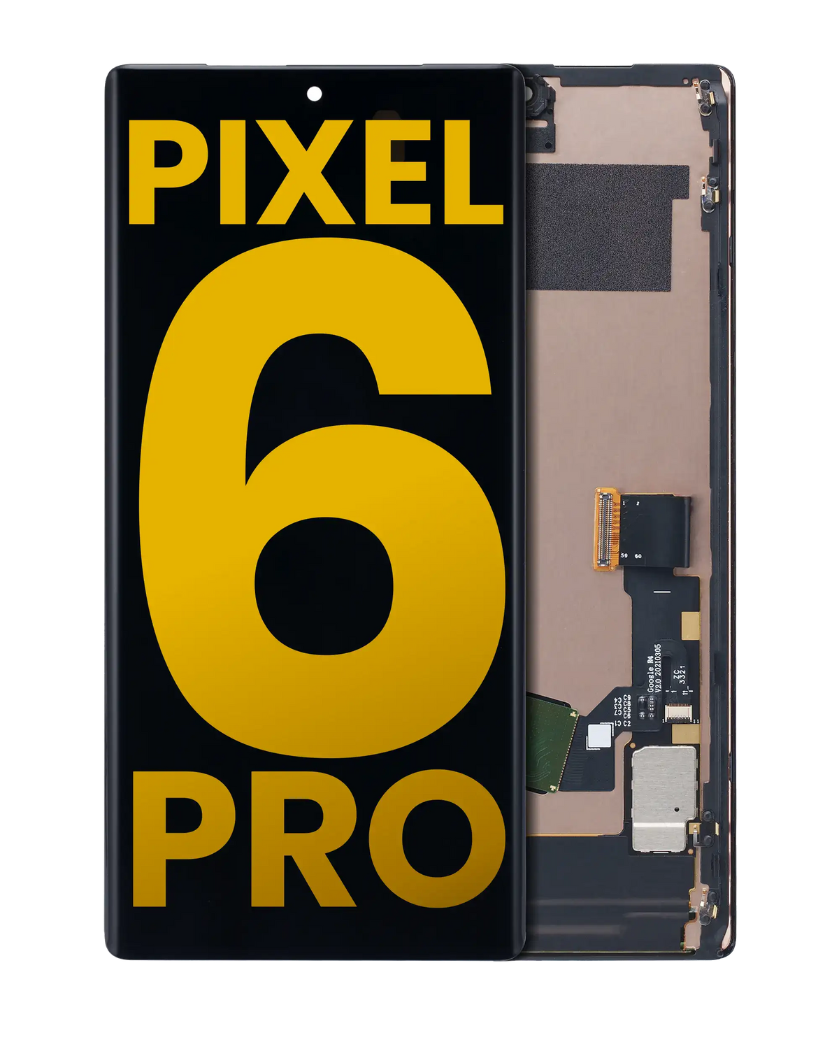 OLED Assembly With Frame (With Fingerprint Sensor) For Google Pixel 6 Pro (Refurbished) (All Colors) - replacement part product view