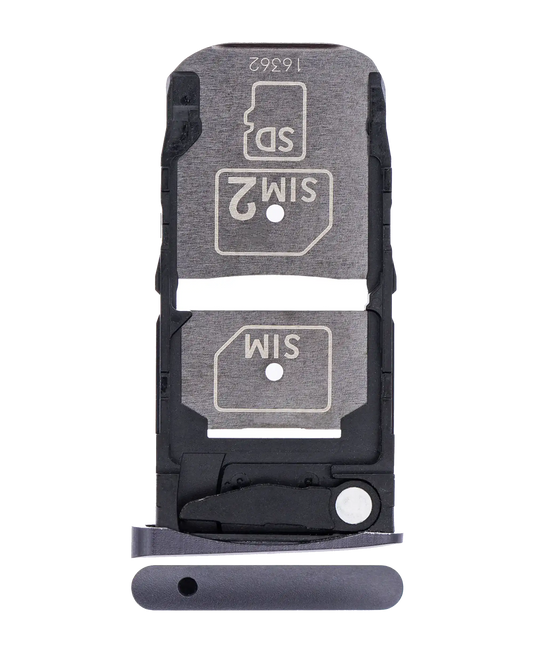 Sim Card Tray For Motorola Moto Z Droid (XT1650-01 / 2016) (Black) - Motorola replacement part, primary product view, SKU 107082031312