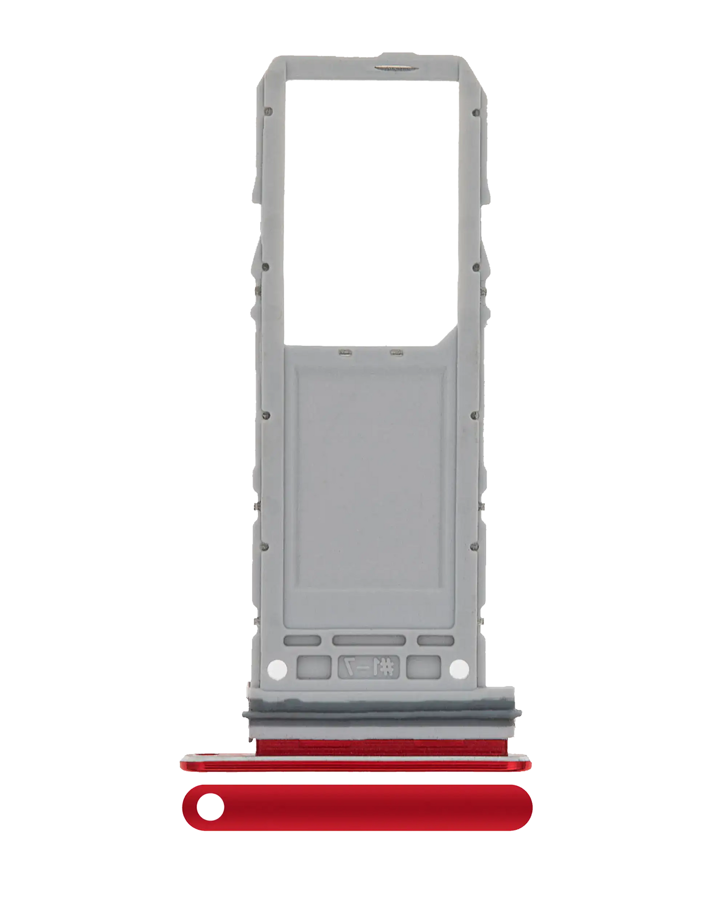 Single Sim Card Tray For Samsung Galaxy Note 10 (Aura Red)