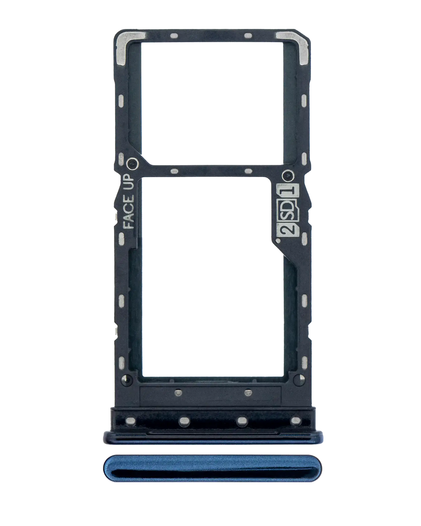 Dual Sim Card Tray For Motorola Moto G9 Plus (XT2087 / 2020) (Indigo Blue) replacement part for compatible Motorola phone, SKU 107082086124, product image 1