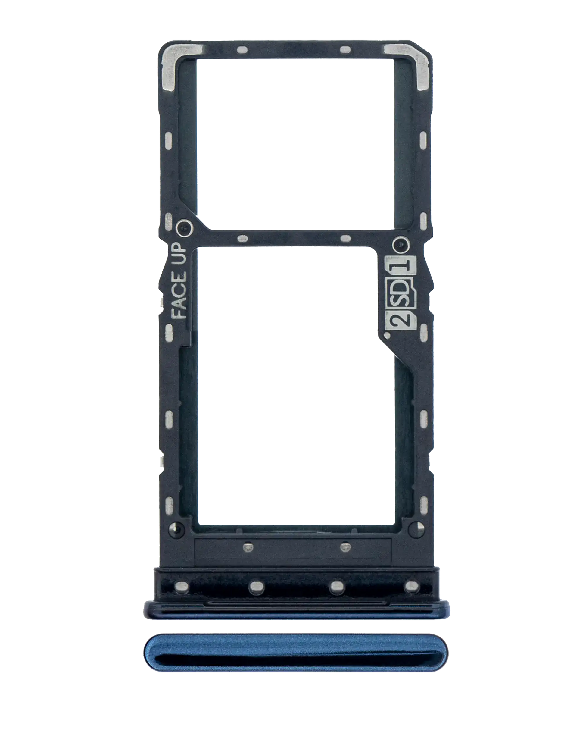 Dual Sim Card Tray For Motorola Moto G9 Plus (XT2087 / 2020) (Indigo Blue) replacement part for compatible Motorola phone, SKU 107082086124, product image 1