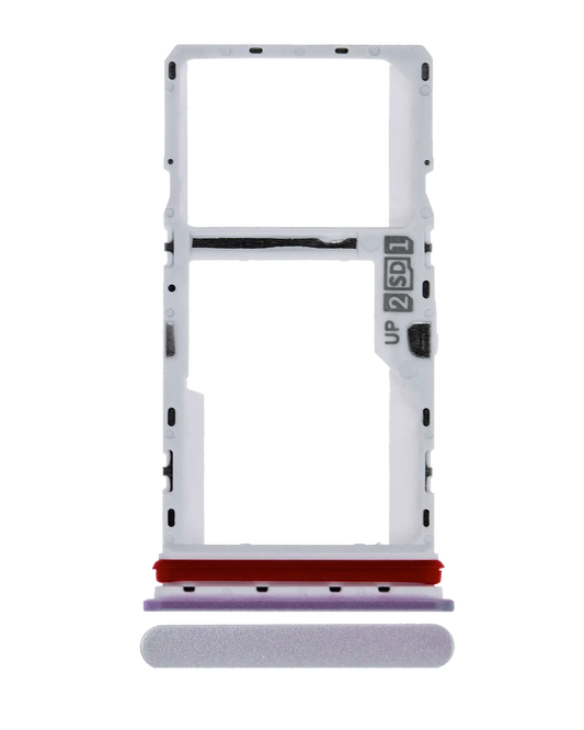 Dual Sim Card Tray For Motorola Moto G10 (XT2127-2 / 2021) (Iridescent Pearl) replacement part for compatible Motorola phone, SKU 107082028424, product image 1