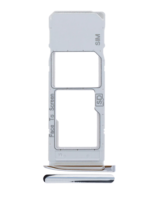 Single Sim Card Tray For Motorola Moto G7 (XT1962 / 2019) / G7 Plus (XT1965-2 / 2019) (Silver) | compatible mobile phone replacement part | SKU 107082061861 | product image 1