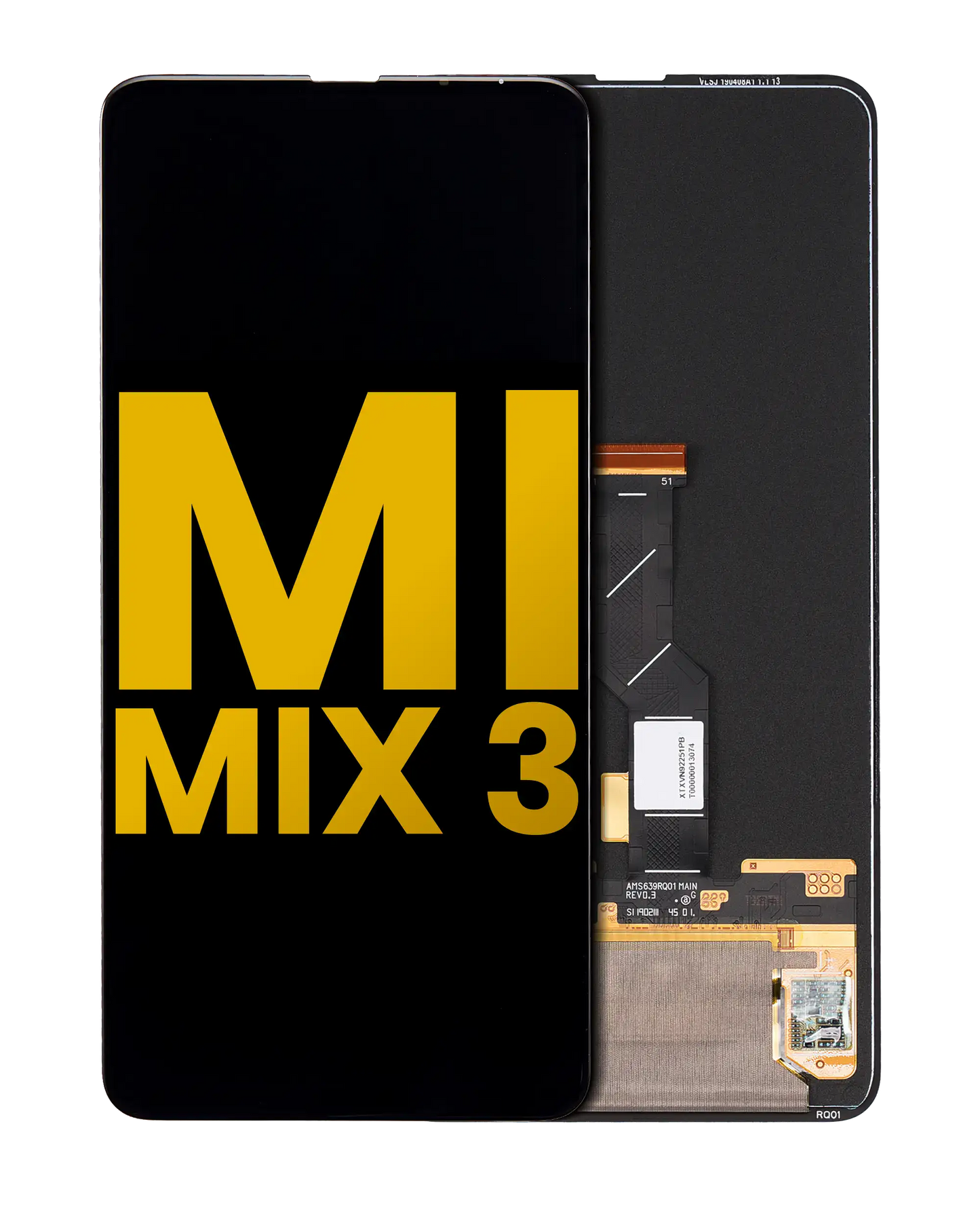 OLED Assembly Without Frame For Xiaomi Mi Mix 3 (Refurbished) (All Colors) - replacement part product image SKU 107082070301 - image 1