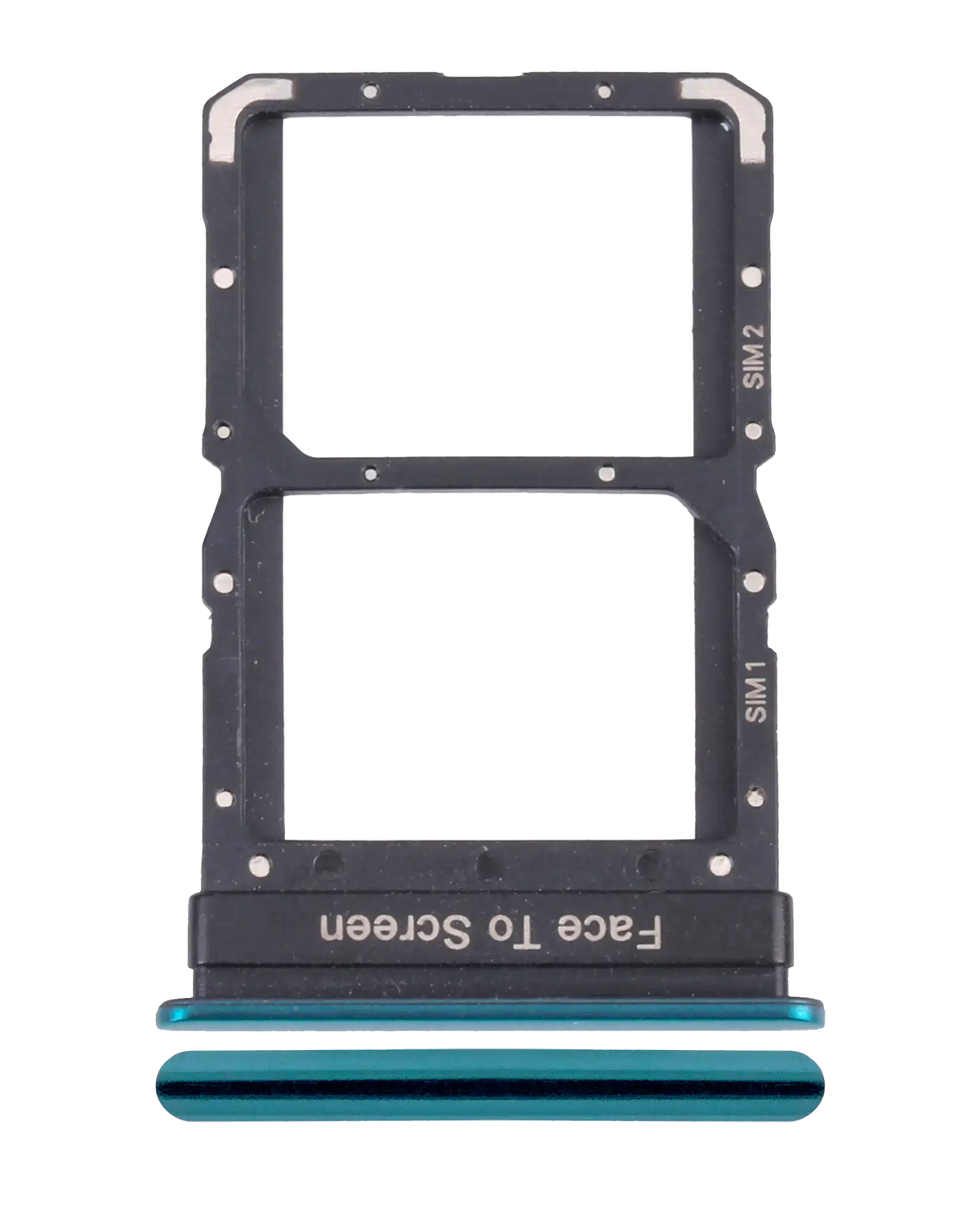 Dual Sim Card Tray For Xiaomi Mi 10 5G / Mi 10 Pro (Coral Green) - replacement part product image SKU 107082114720 - image 1