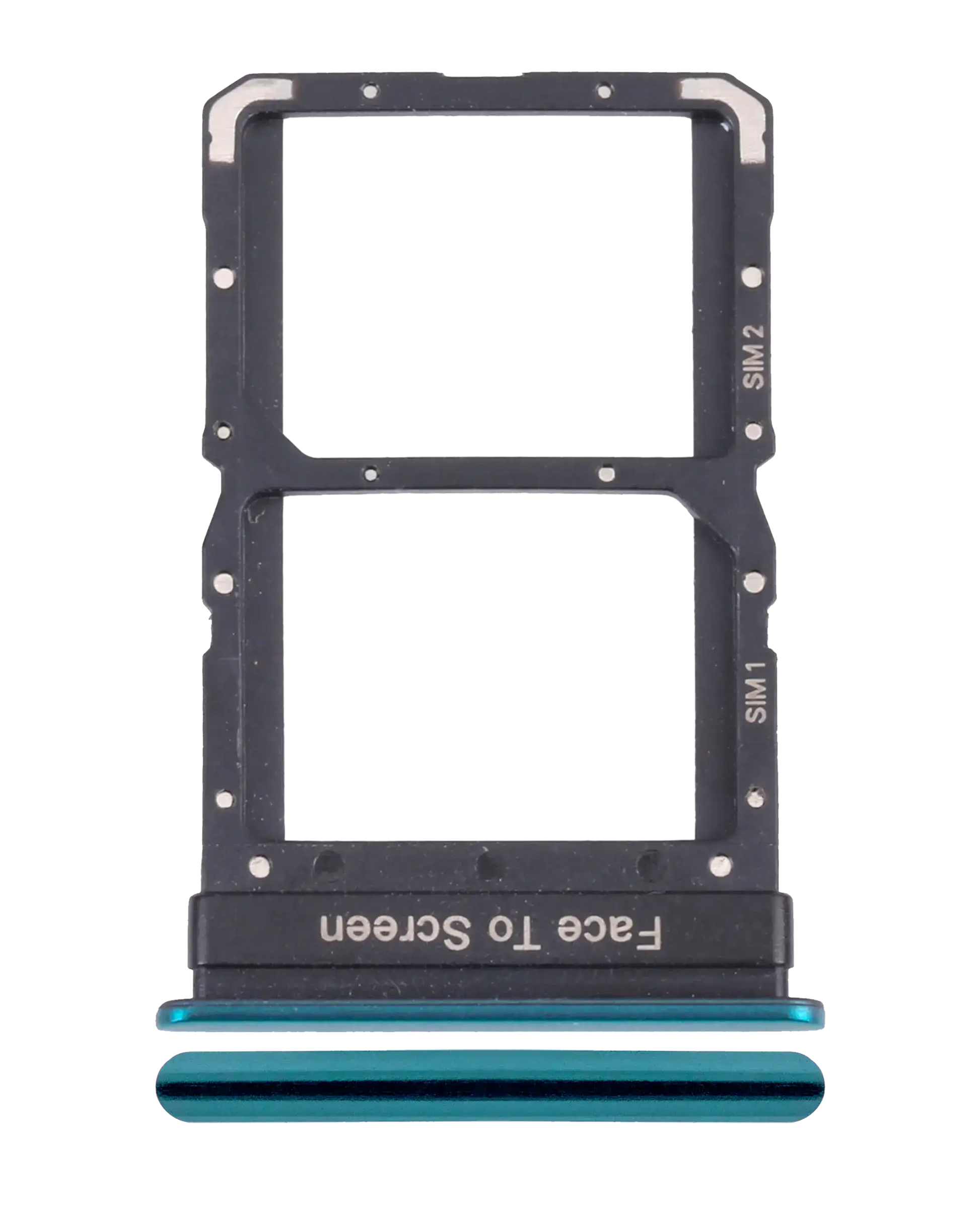 Dual Sim Card Tray For Xiaomi Mi 10 5G / Mi 10 Pro (Coral Green) - replacement part product image SKU 107082114720 - image 1