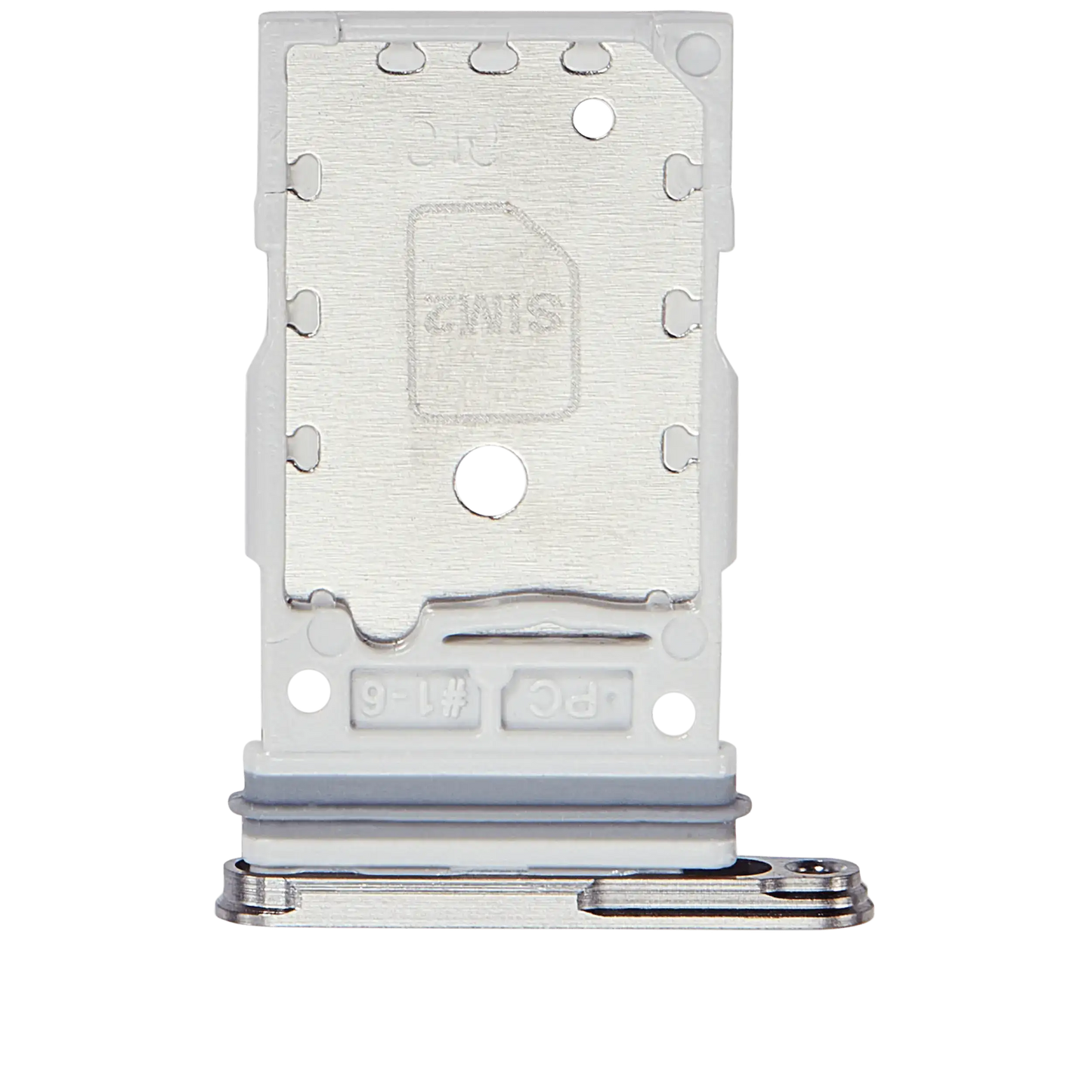 Dual Sim Card Tray For Samsung Galaxy S25 / S25 Plus (Premium) (White)