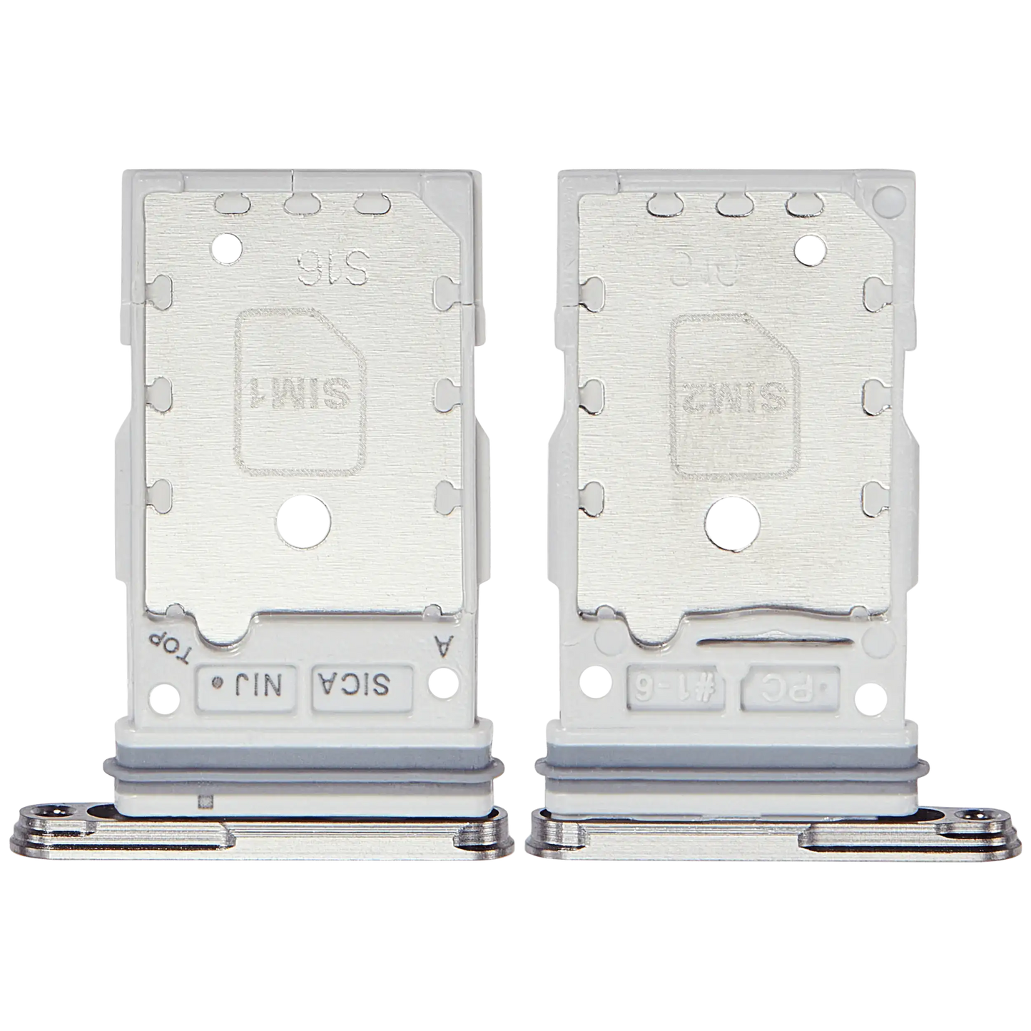 Dual Sim Card Tray For Samsung Galaxy S25 / S25 Plus (Premium) (White)