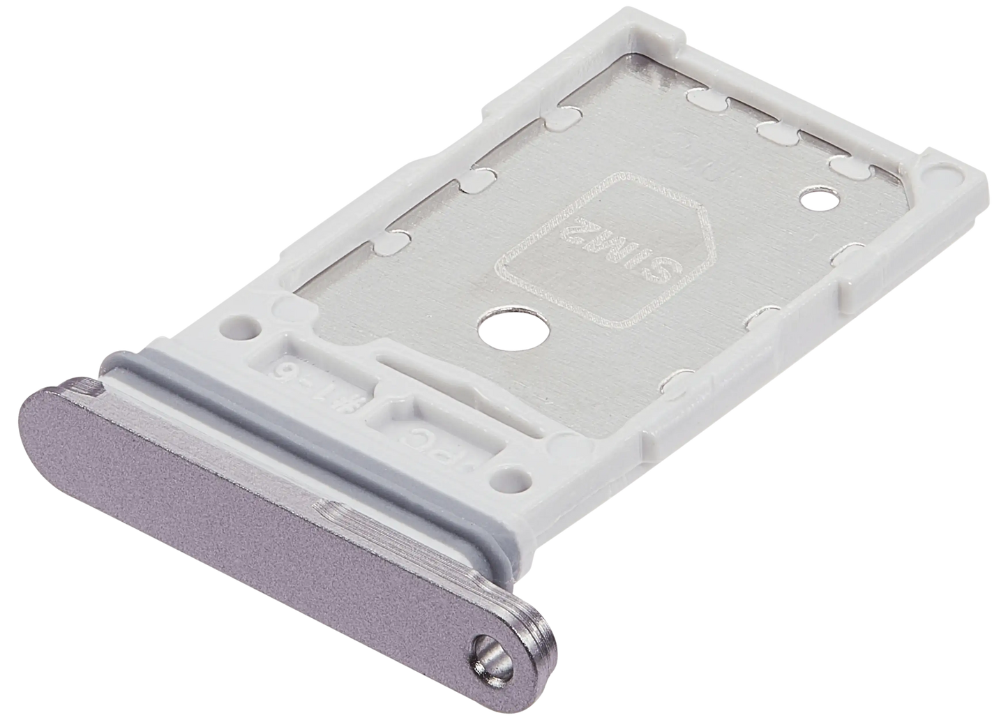 Dual Sim Card Tray For Samsung Galaxy S25 / S25 Plus (Premium) (White)