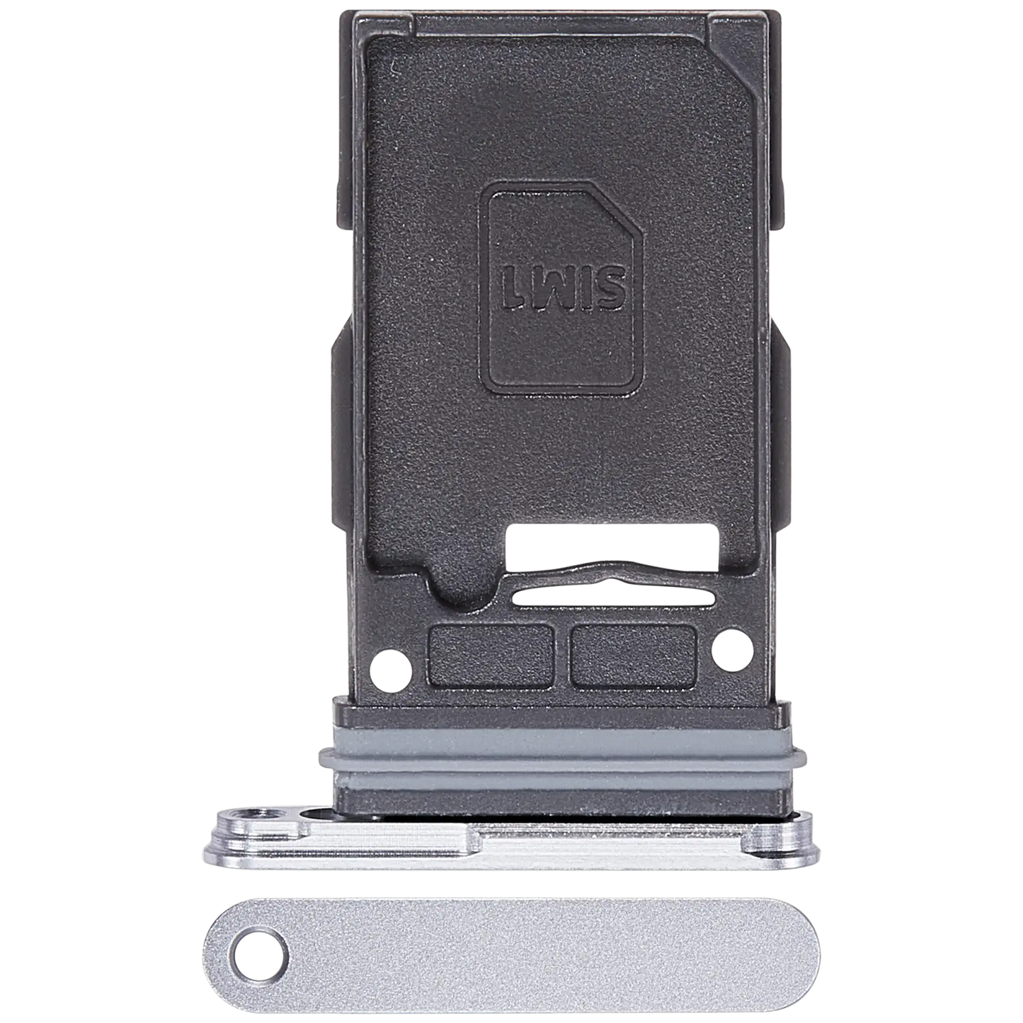 Single Sim Card Tray For Samsung Galaxy S25 / S25 Plus (Premium) (White)