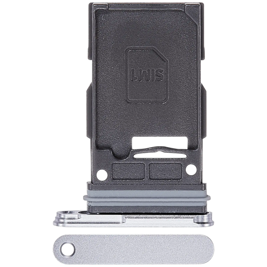 Single Sim Card Tray For Samsung Galaxy S25 / S25 Plus (Premium) (White)
