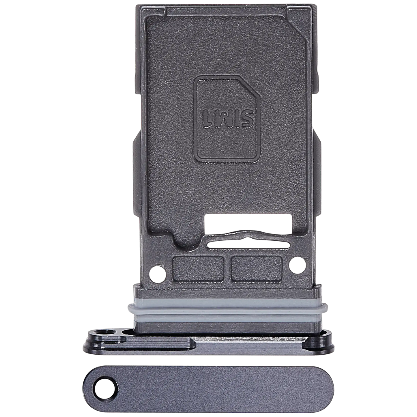 Single Sim Card Tray For Samsung Galaxy S25 / S25 Plus (Premium) (Blue Black)