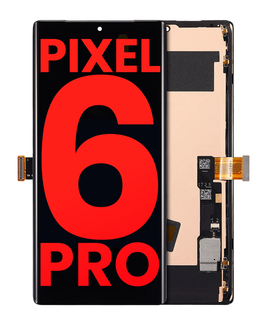 OLED Assembly With Frame (Without Fingerprint Sensor) For Google Pixel 6 Pro (Aftermarket Plus) (All Colors) - replacement part product view