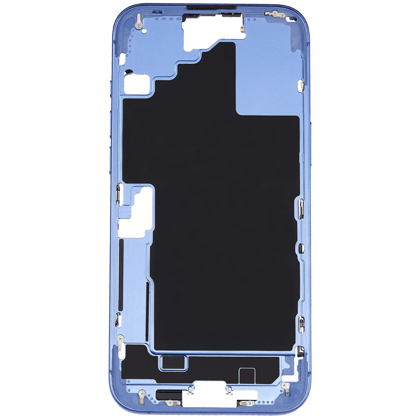 Mid-Frame Housing W/ Small Parts For iPhone 16 Plus (US Version) (Used OEM Pull: Grade A) (Ultramarine)