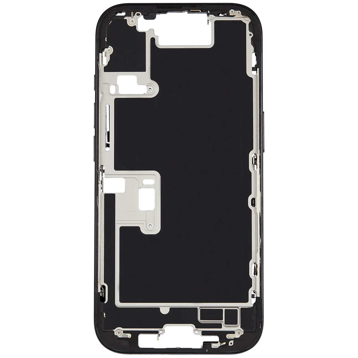 Mid-Frame Housing W/ Small Parts For iPhone 16 Pro (US Version) (Used OEM Pull: Grade A) (Black Titanium) — product photo 7