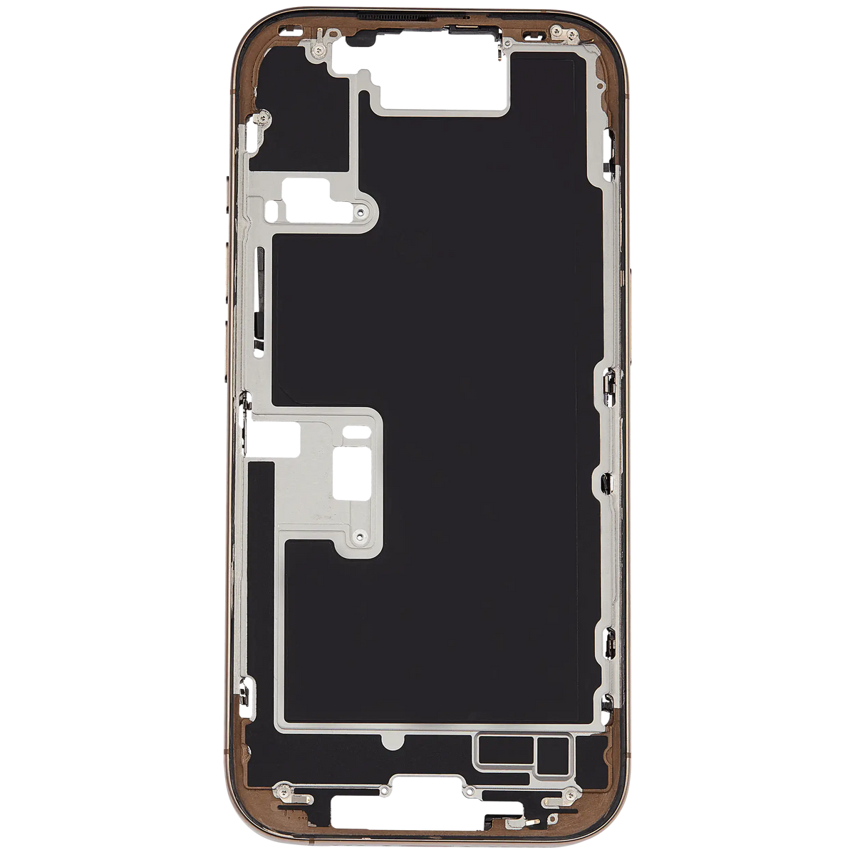 Mid-Frame Housing W/ Small Parts For iPhone 16 Pro (US Version) (Used OEM Pull: Grade A) (Desert Titanium) — product photo 7