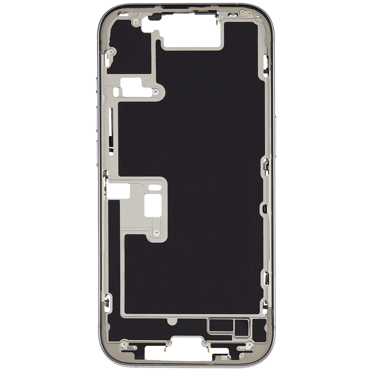Mid-Frame Housing W/ Small Parts For iPhone 16 Pro (US Version) (Used OEM Pull: Grade A) (Natural Titanium) — product photo 7