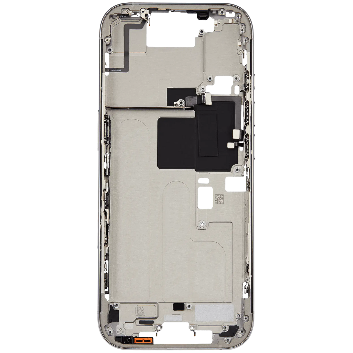 Mid-Frame Housing W/ Small Parts For iPhone 16 Pro (US Version) (Used OEM Pull: Grade A) (Natural Titanium) — product photo 8