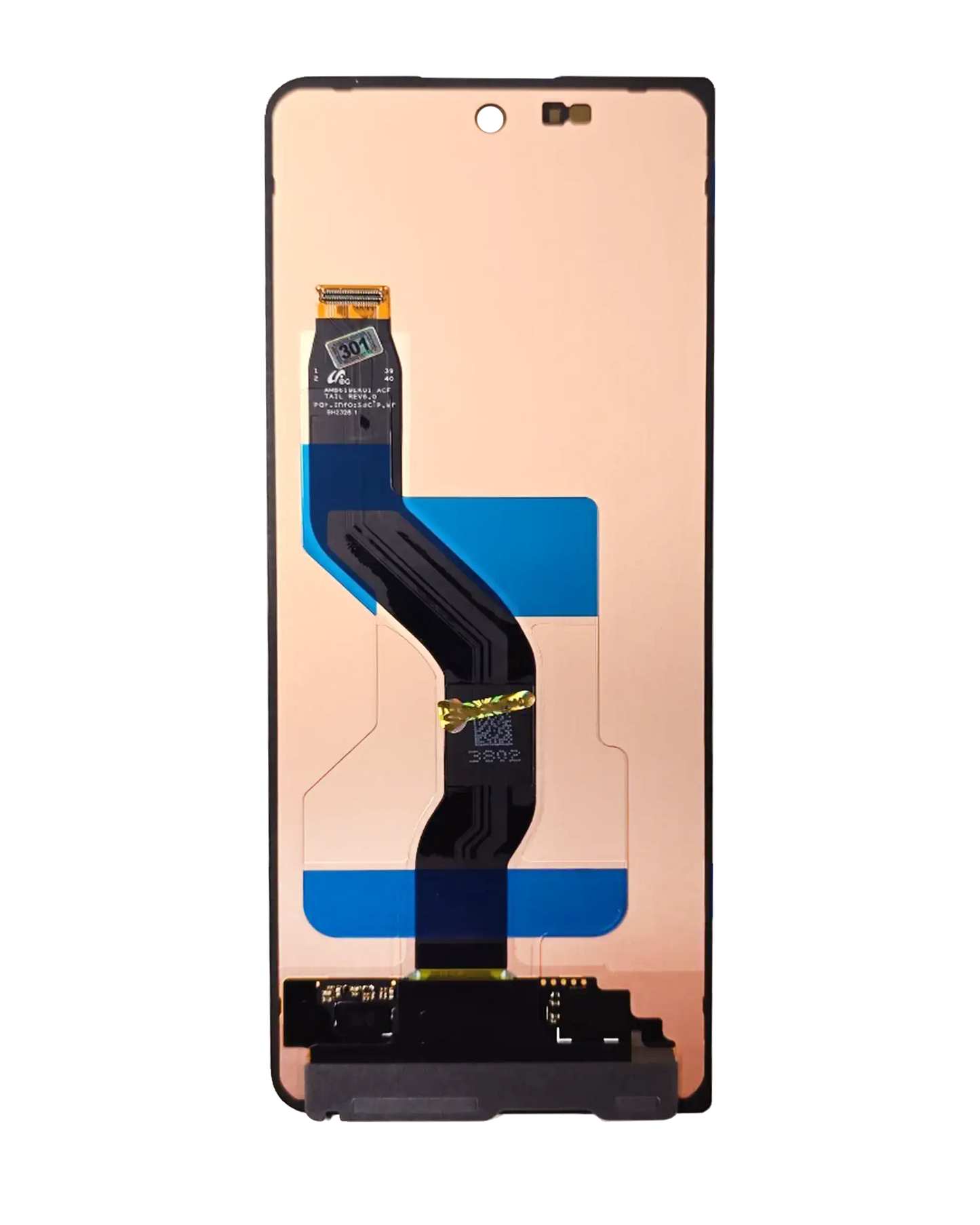Outer OLED Assembly For Samsung Galaxy Z Fold 5 5G (Used OEM Pull: Grade B/C) (All Colors) side angle
