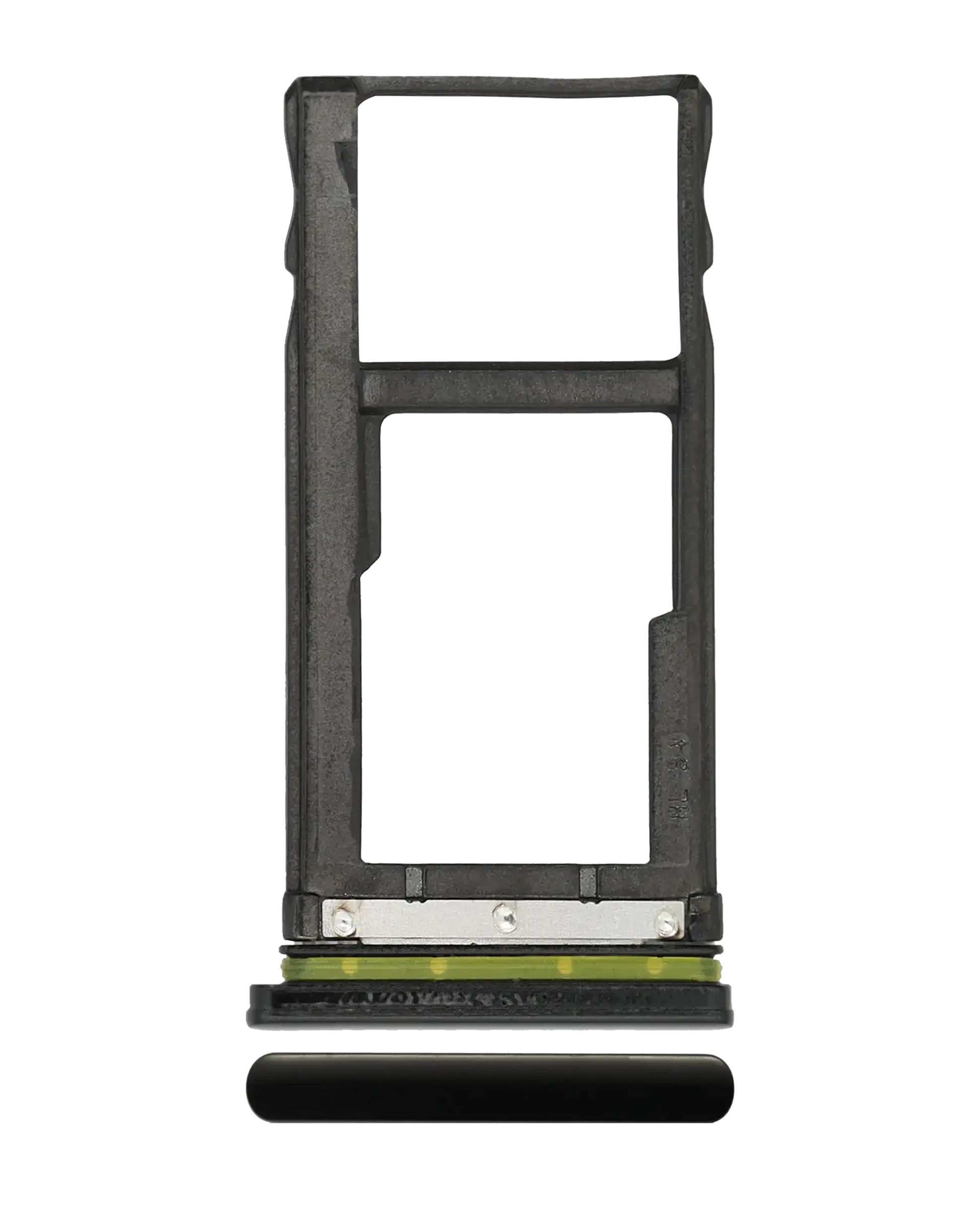 Single Sim Card Tray For Motorola One Vision (XT1970 / 2019) / P50 (XT1970 / 2019) (Black) - Motorola replacement part - product image 1 - SKU 107082062038