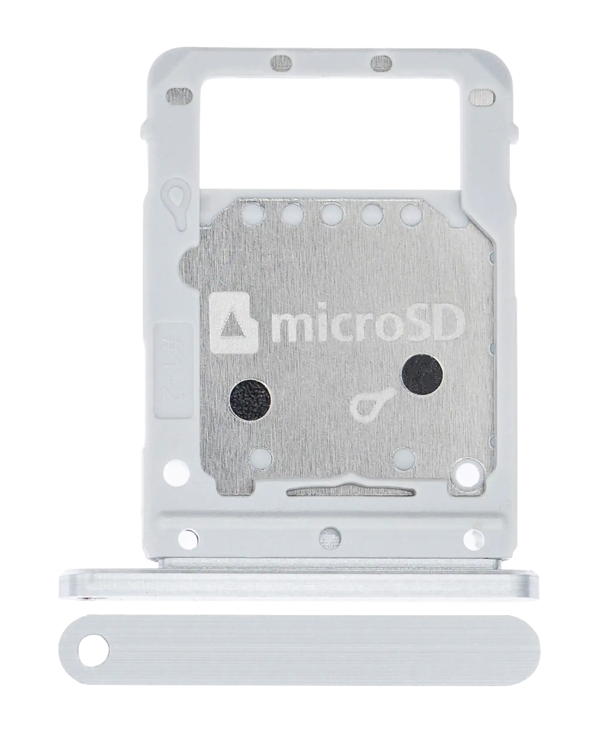Single Sim Card Tray Compatible For Samsung Galaxy Tab S7 Plus (T970 / T975 / T976) (Mystic Silver) - product image 1