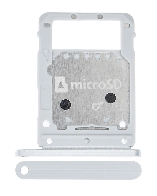 Single Sim Card Tray Compatible For Samsung Galaxy Tab S7 Plus (T970 / T975 / T976) (Mystic Silver) - product image 1