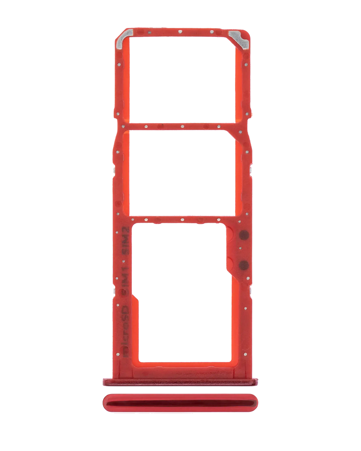 Dual Sim Card Tray For Samsung Galaxy A51 4G (A515 / 2019) (Red) - product image 1