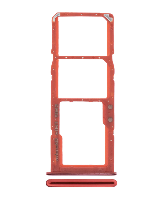 Dual Sim Card Tray For Samsung Galaxy A71 (A715 / 2020) (Red)