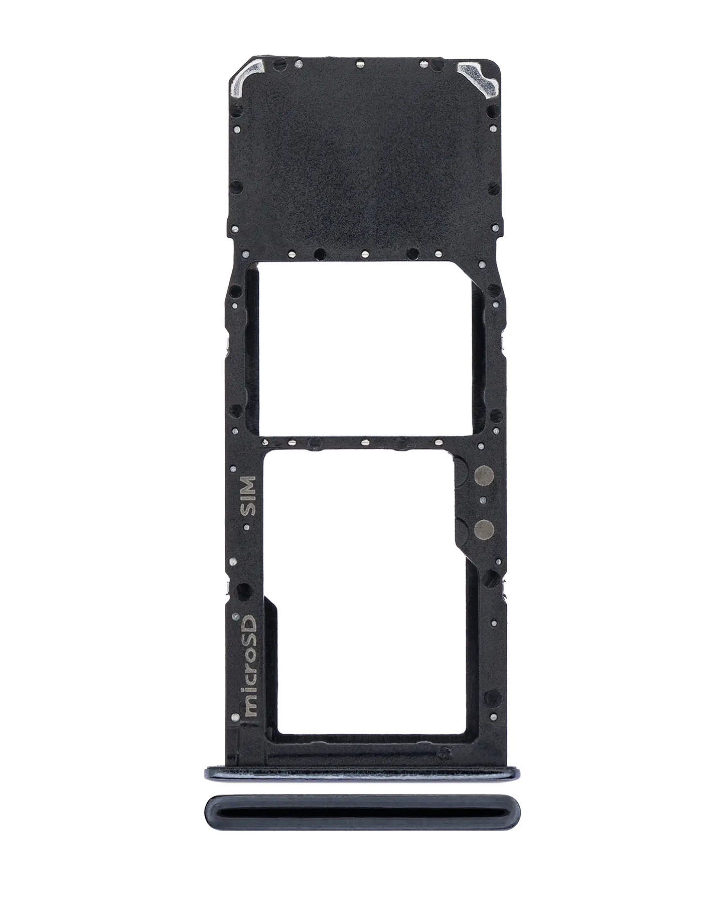 Single Sim Card Tray For Samsung Galaxy A51 4G (A515 / 2019) / A71 (A715 / 2020) (Prism Crush Black)