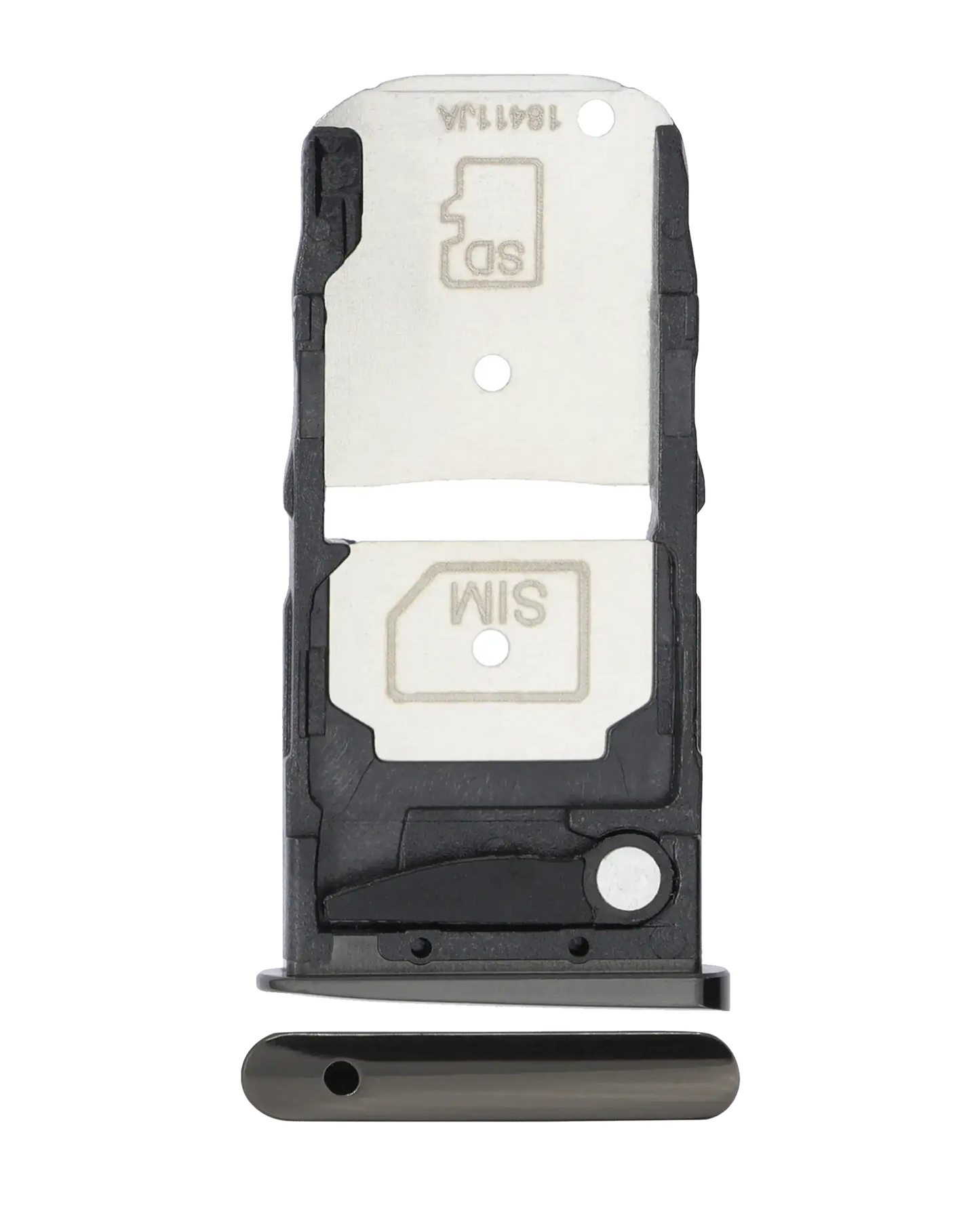 Single Sim Card Tray For Motorola Moto Z3 (XT1929-17 / 2018) / Z3 Play (XT1929 / 2018) (Black) - Motorola replacement part, primary product view, SKU 107082049239