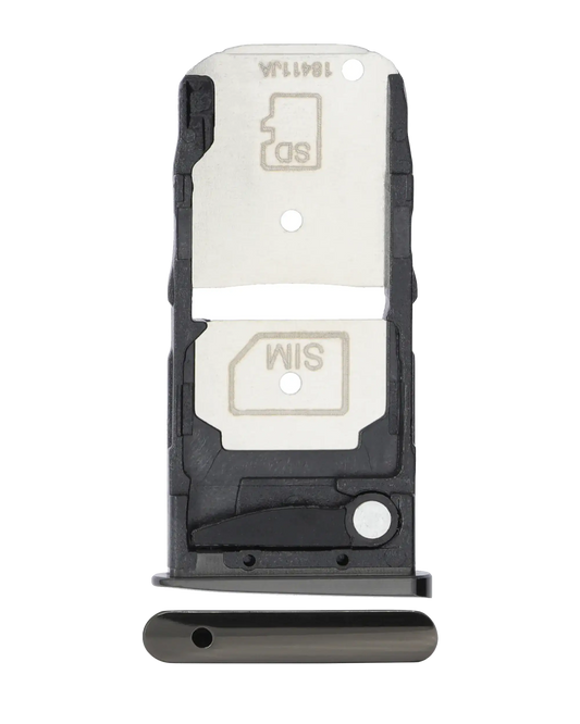 Single Sim Card Tray For Motorola Moto Z3 (XT1929-17 / 2018) / Z3 Play (XT1929 / 2018) (Black) - Motorola replacement part, primary product view, SKU 107082049239