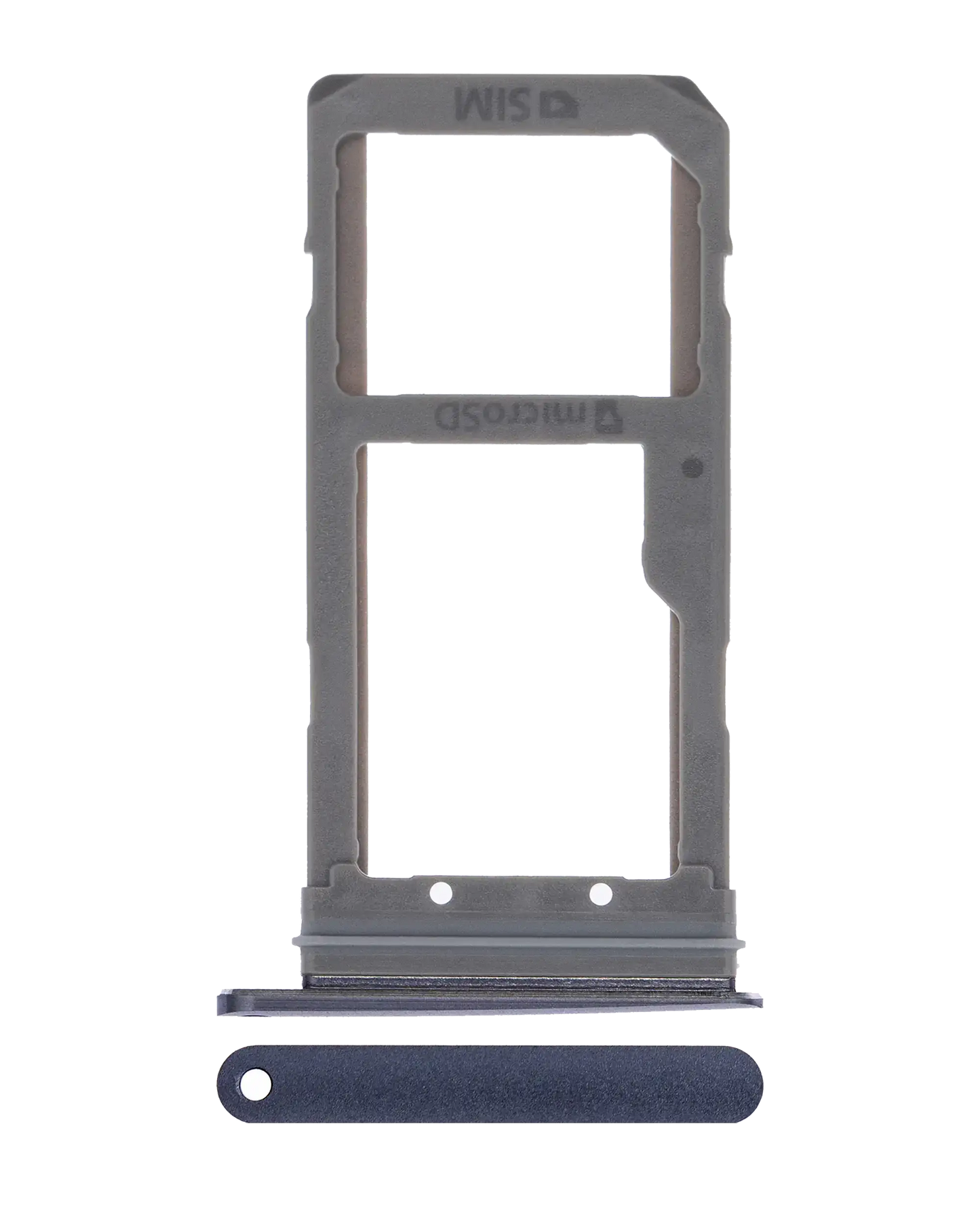 Single Sim Card Tray For Samsung Galaxy S7 Edge (Black)