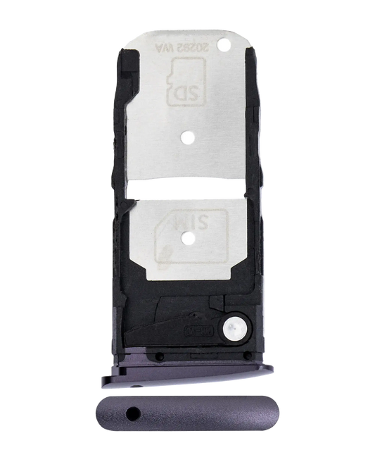 Sim Card Tray For Motorola Moto Z4 Play (2019) (Black) - Motorola replacement part, primary product view, SKU 107082049927
