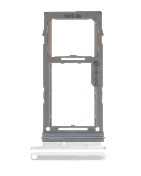 Single Sim Card Tray For Samsung Galaxy S10 / S10 Plus / S10E (Prism White)