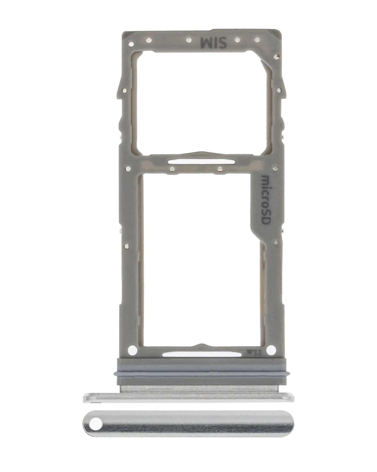 Single Sim Card Tray For Samsung Galaxy S10 Lite (Prism White)