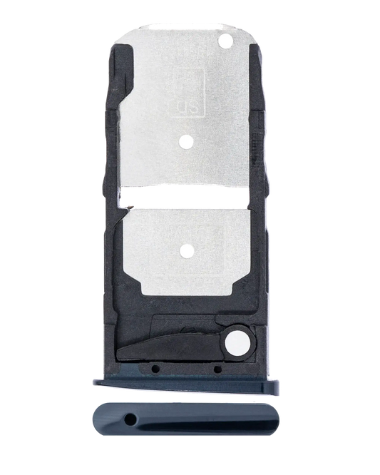 Single Sim Card Tray For Motorola Moto Z3 Play (XT1929 / 2018) (Blue) - Motorola replacement part, primary product view, SKU 107082064548