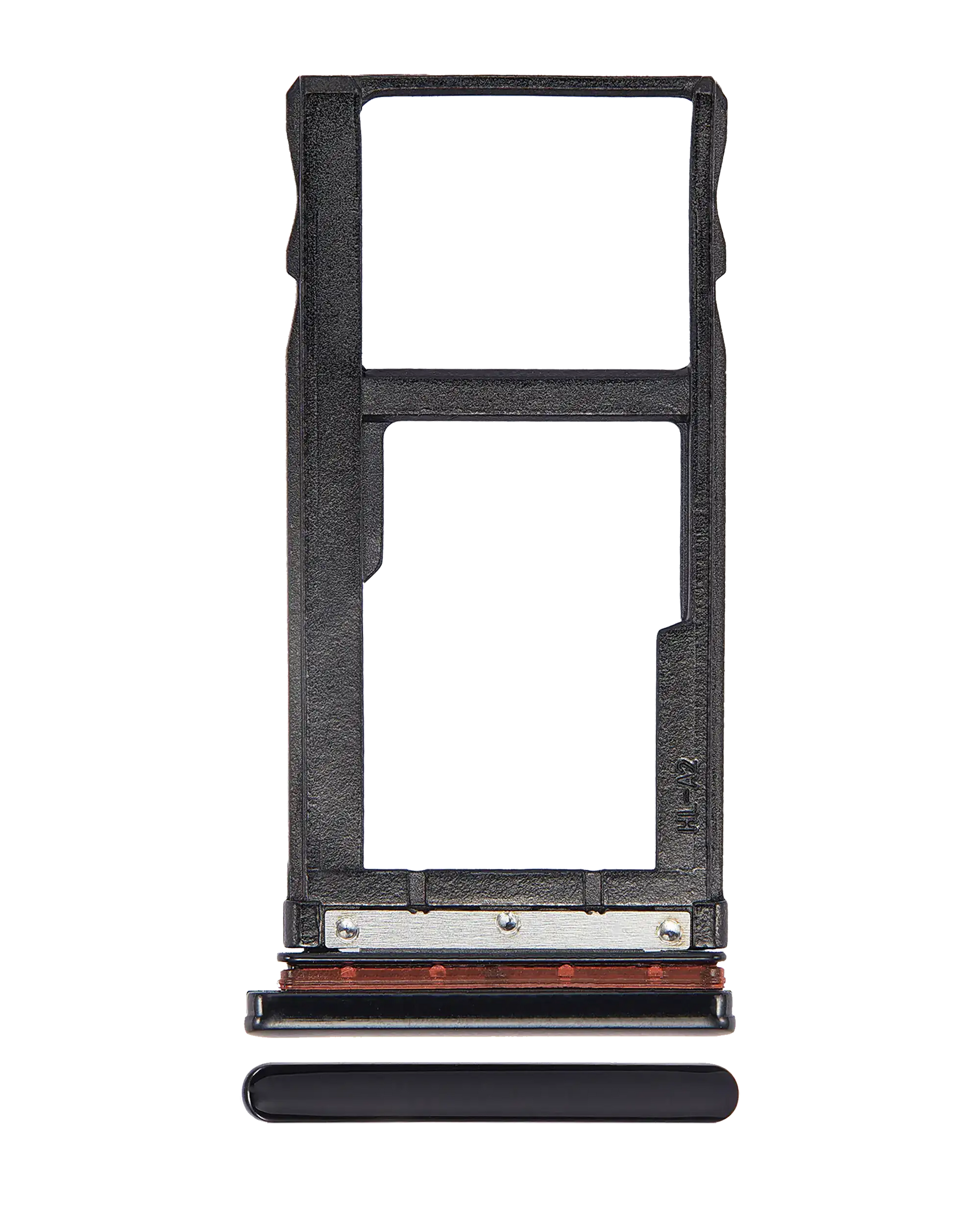 Dual Sim Card Tray For Motorola One Vision (XT1970 / 2019) / P50 (XT1970 / 2019) (Black) - Motorola replacement part - product image 1 - SKU 107082062041