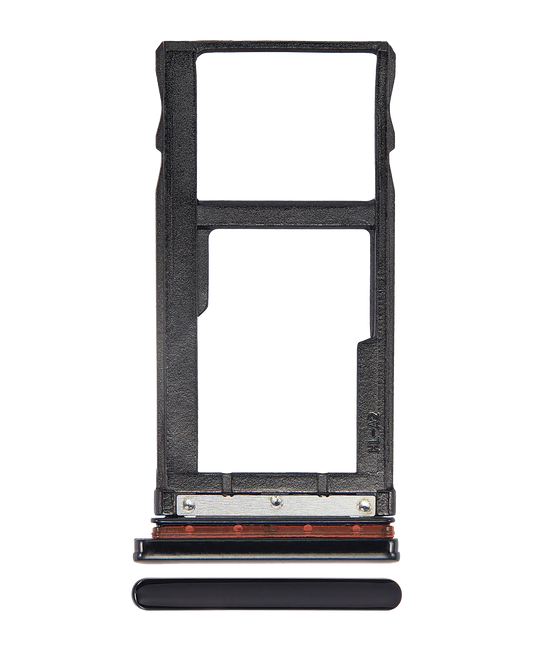 Dual Sim Card Tray For Motorola One Vision (XT1970 / 2019) / P50 (XT1970 / 2019) (Black) - Motorola replacement part - product image 1 - SKU 107082062041