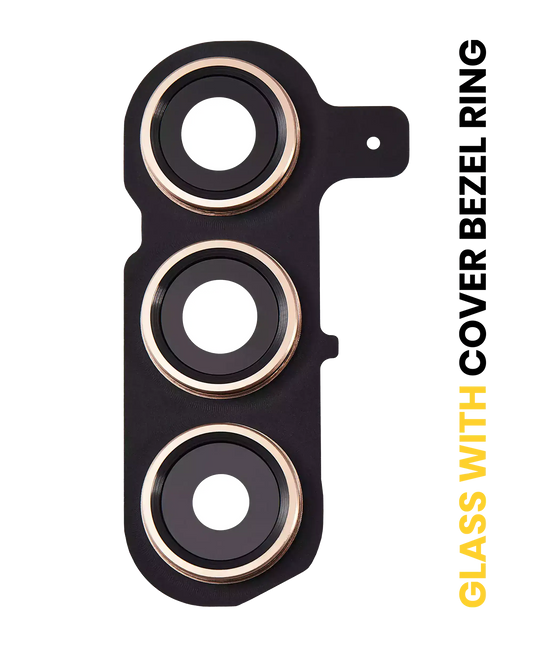 Back Camera Lens With Cover Bezel Ring For Samsung Galaxy S24 Plus 5G (Premium) (Sandstone Orange)