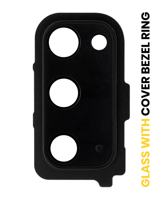 Back Camera Lens With Cover Bezel Ring For Samsung Galaxy S20 / S20 5G (Cosmic Black)