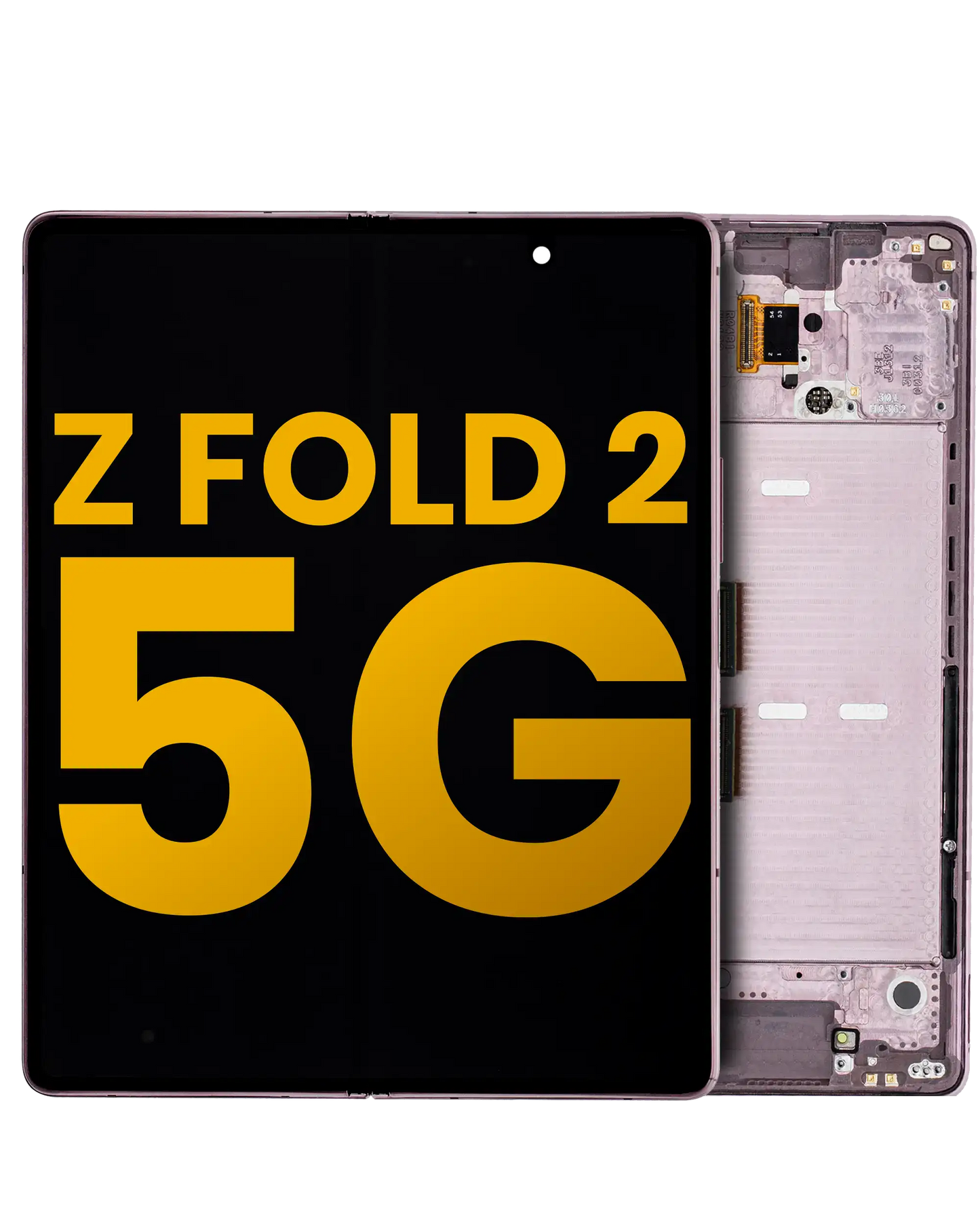 Inner OLED Assembly With Frame For Samsung Galaxy Z Fold 2 5G (Refurbished) (Mystic Bronze) OEM quality view